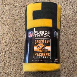 NWT Green Bay Packers Fleece Blanket
